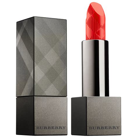 Burberry Orange Red (412) Lip Velvet Review & Swatches